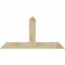 Ekena Millwork Portland Rough Sawn Timber Gable Bracket, Douglas Fir, 60"W x 30"H x 2"D x 6"F, 12/12 Pitch GBW060X30X0206POR00RDF - alternate 1